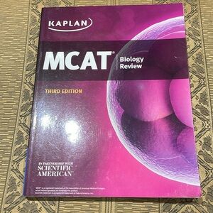 MCAT biology review book